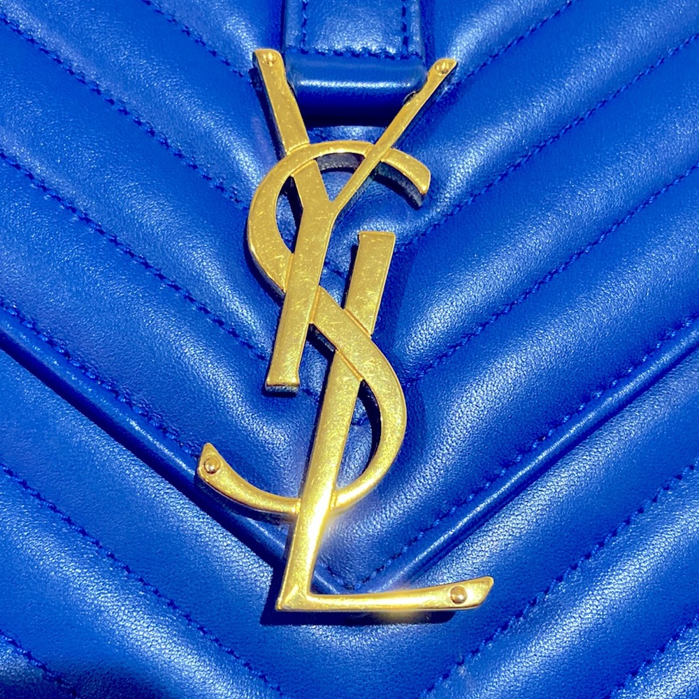 YSL classic monogram envelope bag Matelasse chevron leather bag - Picture 2 of 12